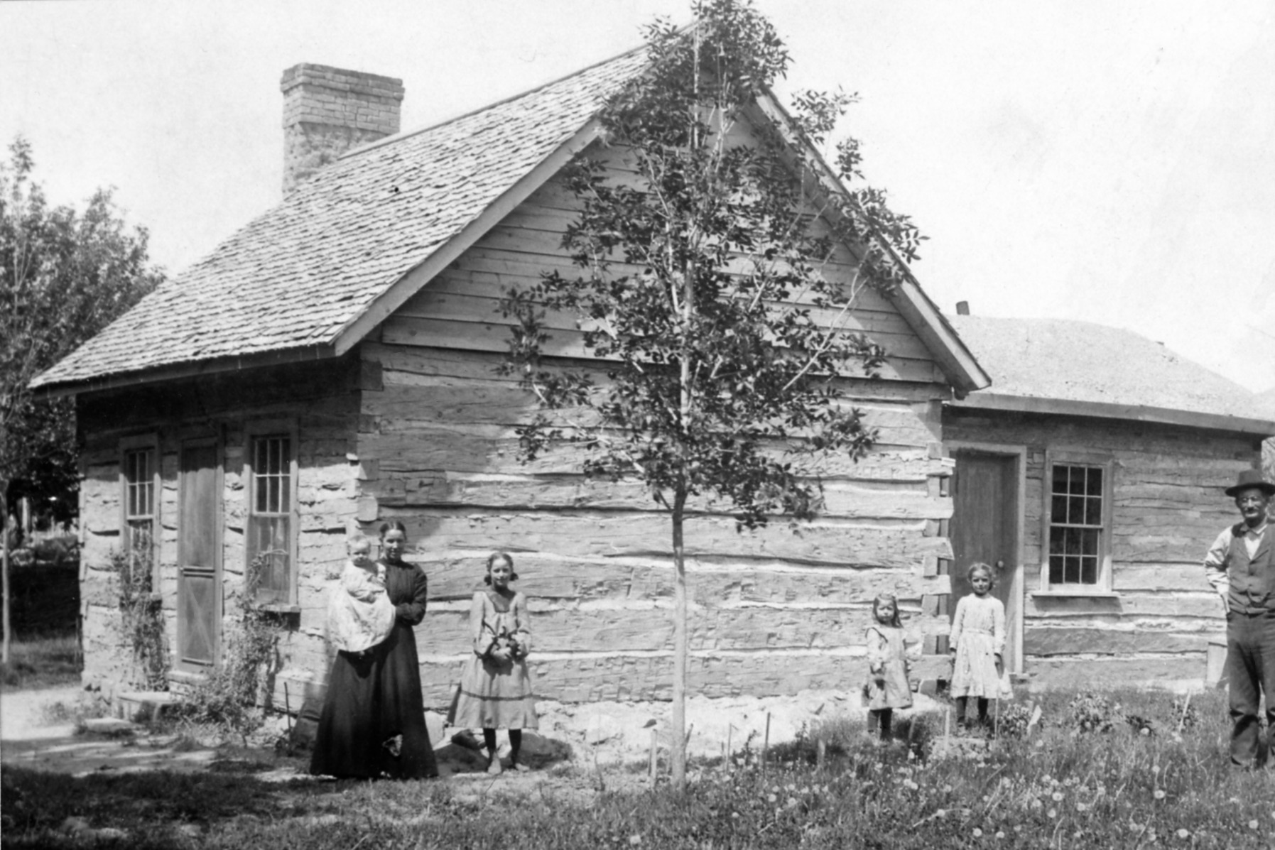 William Ira Hatch On Right, Second Home In Scipio