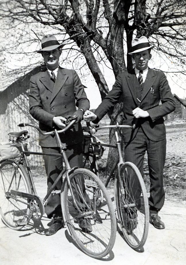 Frank C Hatch And Missionary Companion In Sweden