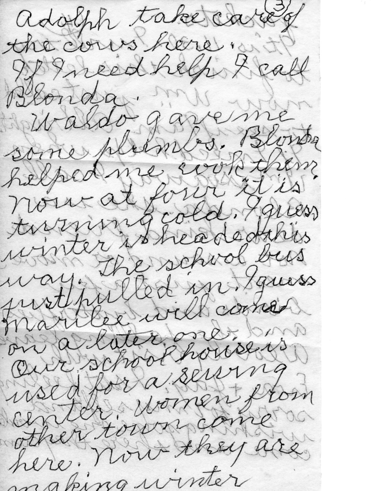 Letter from Lottie to children 25 Sep 1968