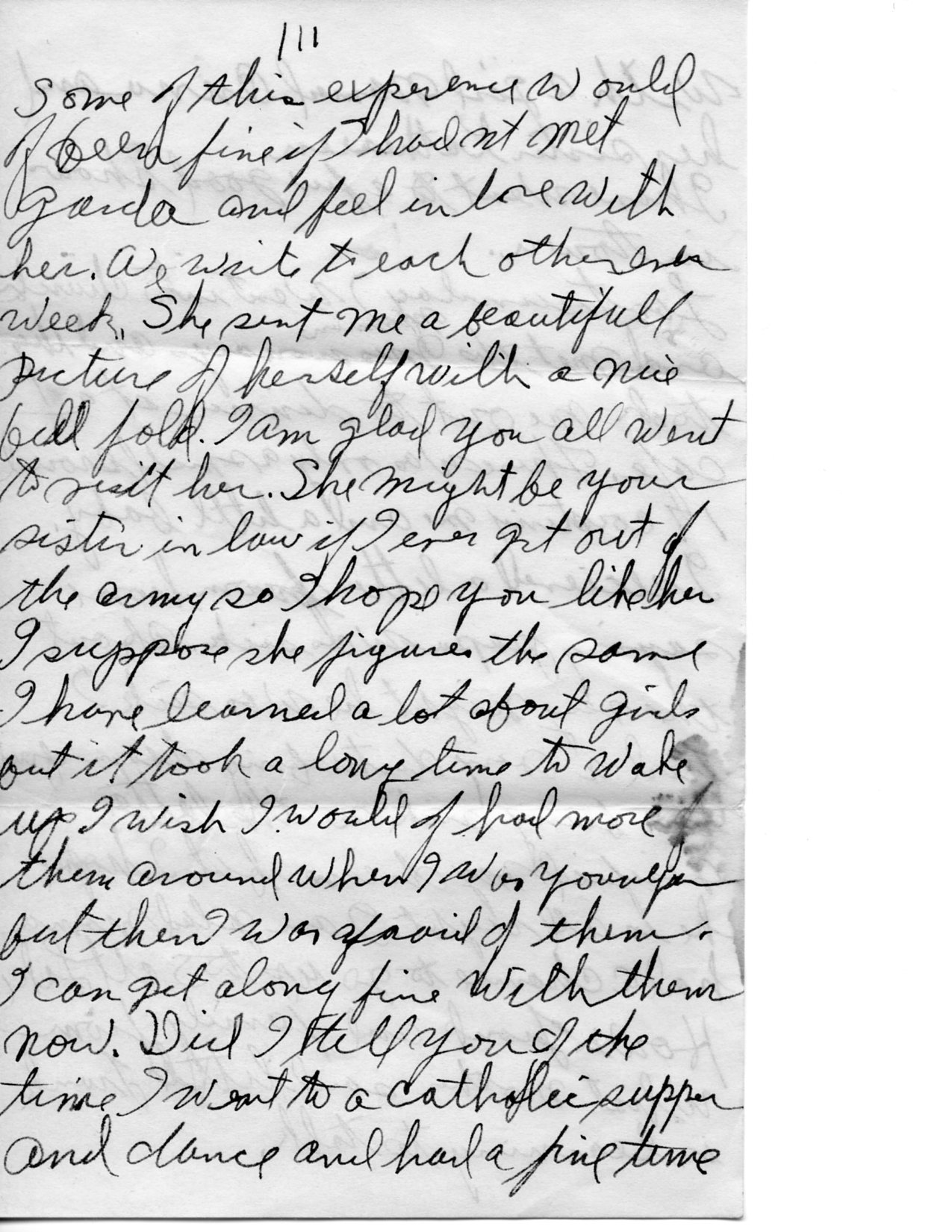 Letter from William to Alice 12 Mar 1943